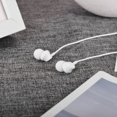 Наушники hoco M14 Natural Sound (затычки, для мобильных устройств, с микрофоном, 1.2m, white)