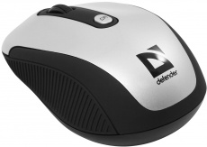 Мышь беспроводная Defender Optimum MS-125 (optical, 2000dpi, AA, black-grey)