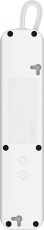 Сетевой удлинитель Defender S418 (4 розетки, 1,8 метра, 10A, white) OEM