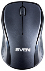 Мышь беспроводная Sven RX-320 (optical, 1000dpi, 2*AAA, black)