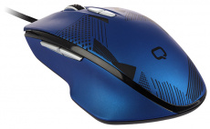 Мышь QUMO Enigma M59 (USB, optical, 2400dpi, 7 цветов подсветки, 1.5m, blue)