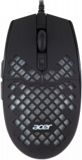 Мышь Acer OMW134 (ZL.MCEEE.018) (USB, optical, 6400dpi, игровая, RGB подсветка, soft-touch, 1.5m, black)