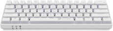 Клавиатура Oklick K763W (USB / Bluetooth 5.0(3.0) / 2.4GHz, механическая, аккумулятор 1450mAh (до 5 дней беспрерывной работы), регулируемая RGB подсветка, игровая, мультимедийная, Anti-Ghosting, 1.8m, white)