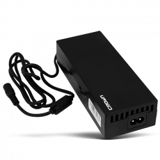 Зарядное устройство для ноутбука Crown CMLC-3230 (вход 220V, выход 12/15/16/18/19/20V, USB 2A, 120W, black)
