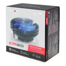 Вентилятор CROWN CM-90 (1150/1151/1155/1156/775/AM2/AM3/FM1/FM2, 90mm, Al, 2000rpm, 20dBa, 3pin, 95W) RTL