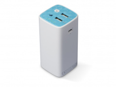 Внешний аккумулятор TP-LINK TL-PB10400 (10400mAh, вход micro USB, выход 1*USB 1A, 1*USB 2A, встроенный фонарь, white)