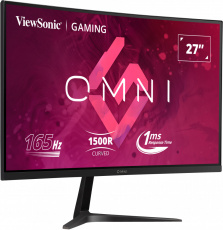 Монитор ViewSonic 27" VX2718-PC-mhd black (1920x1080, 165Hz, 80 000 000:1, 178°/178°, 5ms (GTG), 300cd/m2, VA, 2xHDMI, DP, выход на наушники, M/M)