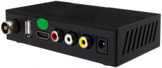 Тюнер для цифрового ТВ внешний / Медиа-проигрыватель Starwind CT-140 (1080p, DVB-T/T2/C, HDMI, JPEG, MKV, 2xUSB, Time Shift, black)