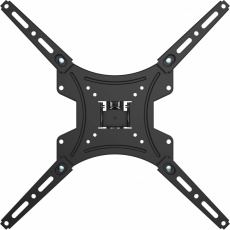 Настенный кронштейн для телевизоров и мониторов SunWind 5FS (20"-65", VESA 75x75/400x400, до 25кг, наклон: -15°/+5°, поворот: +-90°, black)
