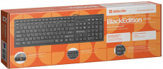 Клавиатура Defender BlackEdition SB-550 (USB, мультимедийная, black)