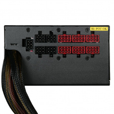 Блок питания ACD 1250W (PUO1250V-G, 80+ Gold, 140mm, 20+8+4+4+4, 8xPCI-E 6+2pin, 12*SATA, 4*HDD, 1*FDD, Modular) RTL