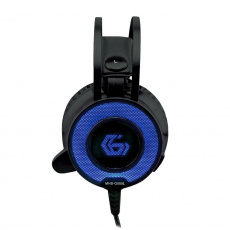 Наушники Gembird MHS-G500L (полноразмерные закрытые, c микрофоном, игровые, подсветка, 2.3m, промо-код "Survarium", black)