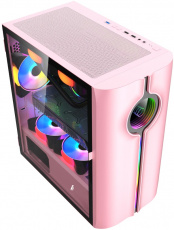 Корпус 1STPLAYER INFINITE SPACE IS3 (без БП, mATX, USB3.0, pink)