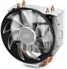Вентилятор DEEPCOOL GAMMAXX 300B (1150/1151/1155/1200/1700/AM4/AM5, 120mm, 900-1600rpm, 18-21dBa, 3 тепловые трубки, 4pin, 130W, blue LED) RTL