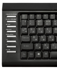 Клавиатура Oklick 350M (USB, мультимедийная, black)