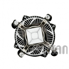 Вентилятор Titan DC-156G925X/R (1150/1151/1155/1156, 95mm, Al, 1800rpm, 20dBa, push-pin, low-profile, 3pin, 75W) RTL