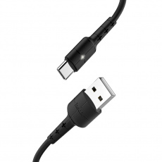 Кабель USB 2.0 Am - Type-C 1.2m (X30 Star, 3A, black) hoco