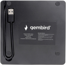 Внешний привод DVD±RW Gembird (DVD-USB-03, USB 3.0, black)