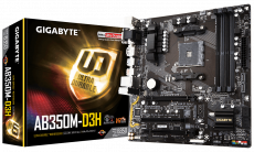 Материнская плата Gigabyte GA-AB350M-D3H (AM4, mATX) RTL