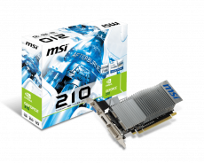 Видеокарта MSI GF GT210 512Mb (N210-TC1GD3H/LP, 64bit, DDR3, HDMI+CRT+DVI) RTL