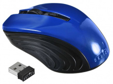 Мышь беспроводная Oklick 545MW (optical, 1600dpi, AA, black-blue)