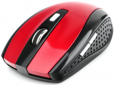 Мышь беспроводная Gembird MUSW-330-3 (optical, 2400dpi, 2xAAA, black-red)
