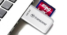 Карт-ридер Transcend (TS-RDF5W, SDHC, SDXC, microSDXC, white, USB 3.1)