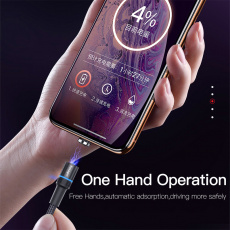 Кабель USB 2.0 Am - micro USB 2.0m (EXCCXM-GHA09, нейлоновая оплётка, магнитный, red) Essager
