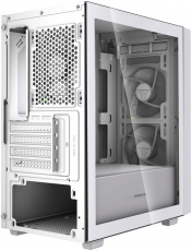Корпус Powercase Mistral SM03 ARGB (CMMSM03W-A3) (без БП, mATX, USB3.0, 3x ARGB Fan, white)