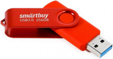 Флеш накопитель USB 3.1 256Gb Smartbuy Twist (SB256GB3TWR, 30/20MB/s, red)