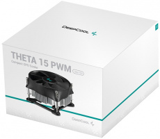 Вентилятор DEEPCOOL THETA 15 PWM (DP-ICAS-T15P) (1700/1851, 100mm, Al, Hydro, 500-2800rpm, 37dBa, screw, 4pin, PWM, 65W) RTL