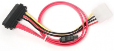 Комплект для подключения SATA устройства (CC-SATA-C1, кабель интерфейсный SATA 35cm + переходник SATA питания 13cm) Gembird