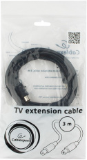 Кабель телевизионный Cablexpert CCV-515-3M (удлинительный, 3m, black)