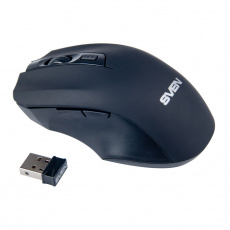 Мышь беспроводная Sven RX-350 (optical, 1800dpi, 2xAAA, black)