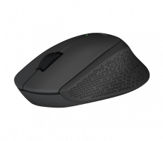 Мышь беспроводная Logitech M280 Comfort Plus (optical, 1000dpi, AA, black)