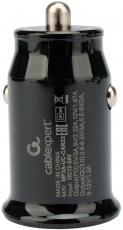 Зарядное устройство от прикуривателя Cablexpert MP3A-UC-CAR23 (12/24V - USB, USB Type-C, 5V/3A, 9V/2.22A, 12V/1.67A, 20W, QC3.0, PD, black)