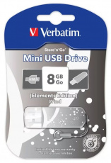 Флеш накопитель USB 2.0 8Gb Verbatim Store n Go Mini Elements Edition (98161, wind)