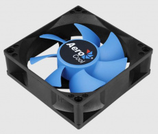 Вентилятор AeroCool Motion 8 Plus (80x80x25mm, Hydro, 2000rpm, 25dBa, 3+4pin, black-blue) RTL