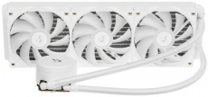 Водяное охлаждение ARDOR GAMING Frostwave 360 SC (1150/1151/1155/1156/1200/1366/1700/2011/AM4/AM5, Радиатор: Al, Водоблок: Cu, 3 вентилятора: Hydro, 120mm, 900-1800rpm, 24-36dBa, 4pin, PWM, ARGB LED, Помпа: 2500rpm, 3pin, 300W, white) RTL