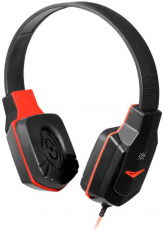 Наушники Defender Warhead G-320 (накладные закрытые, с микрофоном, 1.8m, промо-код "War Thunder", black-red)