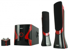 Колонки Sven MS-1020  (black-red, 2x15W, Subwoofer 30W, пульт ДУ)