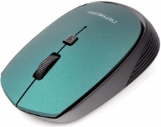 Мышь беспроводная Гарнизон GMW-550-2 (optical, 1600dpi, AA, soft-touch, black-green)