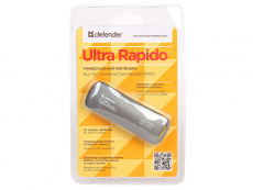 Карт-ридер Defender Ultra Rapido (microSD, SDHC, M2, MS, CF, MS Duo, MMC, black, USB2.0)
