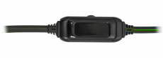 Наушники Defender Warhead G-200 (накладные закрытые, c микрофоном, игровые, 2m, green-black)