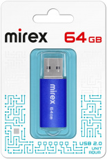 Флеш накопитель USB 2.0 64Gb Mirex Unit (aqua)