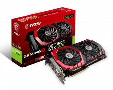Видеокарта MSI GF GTX1070 8192Mb GAMING (GTX 1070 GAMING X 8G,  256bit, GDDR5, DVI+HDMI+3*DP) RTL