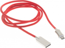 Кабель USB 2.0 Am - micro USB 1.0m (CC-P-mUSB02R-1M, серия Platinum, нейлоновая оплётка, red) Cablexpert