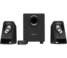 Колонки Logitech Z213  (4W+2х1.5W, проводной ПДУ, black)