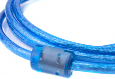 Кабель USB 2.0 Am - Bm 1.5m (FMA02-01, blue) FUMIKO