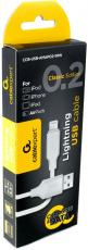 Кабель USB 2.0 Am - Lightning 1.0m (CCB-USB-AMAPO2-1MW, 2.1A, white) Cablexpert